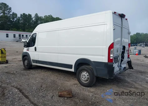 2019 Ram Promaster 2500 High Roof 159 Wb z USA, uszkodzony, nr VIN 3C6TRVDG6KE503542